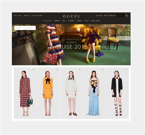 sito web gucci|gucci web site.